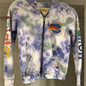 Aviator Nation Kids Multicolor Tie-Dye Hoodie